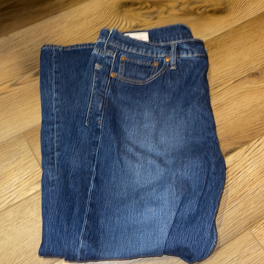 Gap cheeky straight high rise jeans - size 33/16R